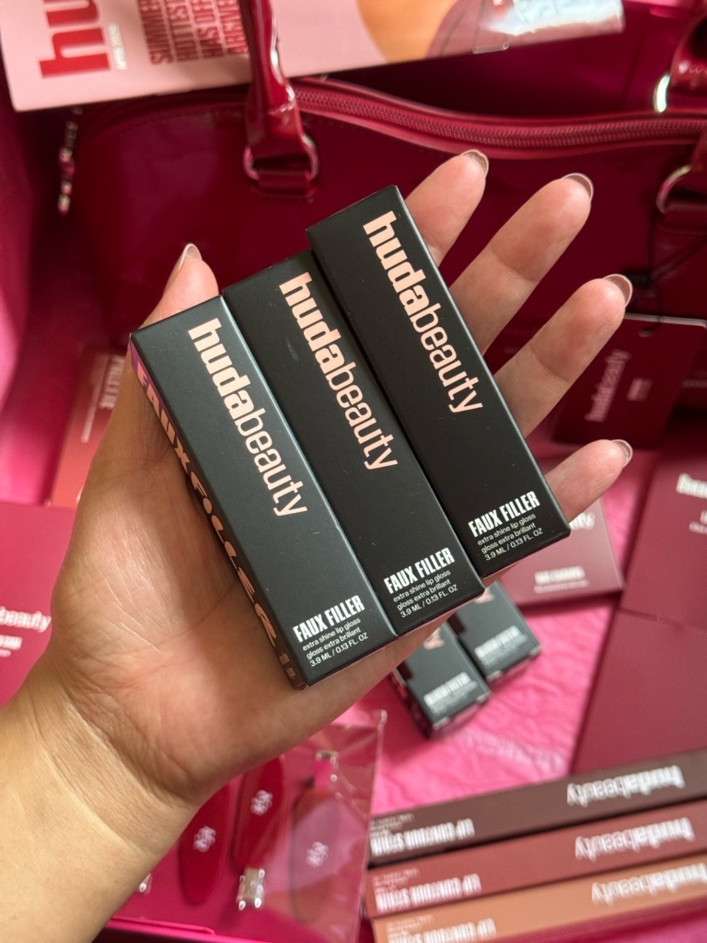 HUDA BEAUTY STRAWBERRY COLLECTION• ALL PRODUCTS ARE BRANDNEW CHECK PHOTOS - Picture 9 of 17